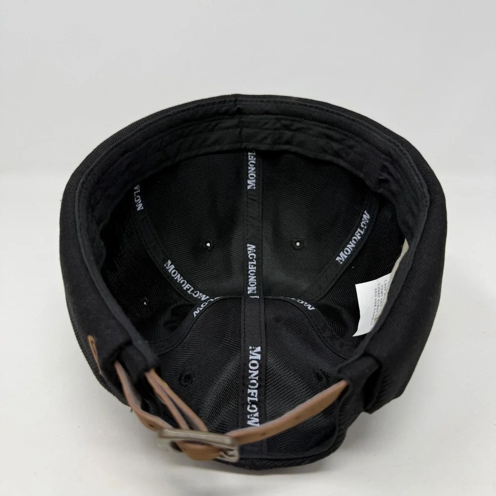 Monoflow Heritage‎ Black Brimless Docker Cap Adjustable Strapback Miki Hat